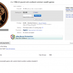 2 x 1986 £2 pound coin scotland common wealth games on eBay