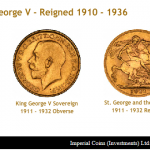 imperial coins george V sovs image